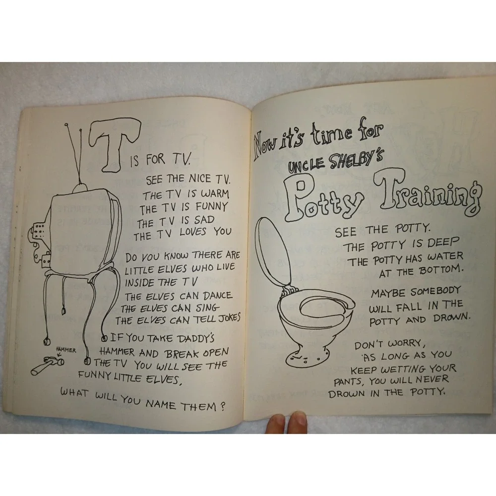 Shel Silverstein Uncle Shelby's ABZ BOOK  1961 Paperback Nice!‎
